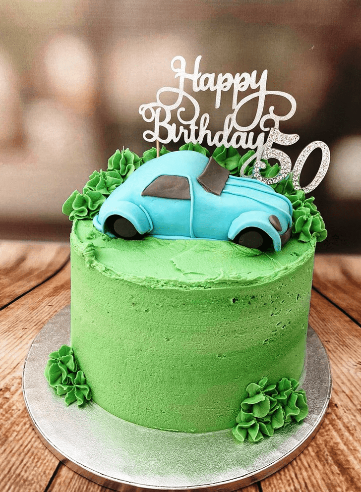 Excellent Beetle Car Cake