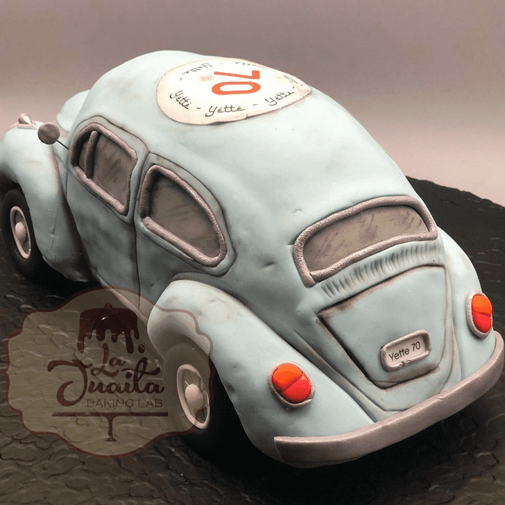 Gorgeous Beetle Car Cake