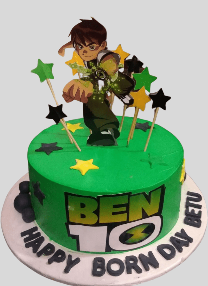 Delicate Ben 10 Cake