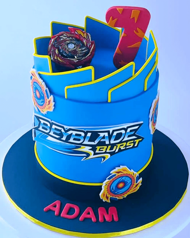 Cute Beyblade Cake