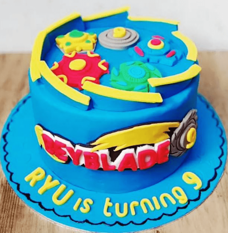 Dazzling Beyblade Cake