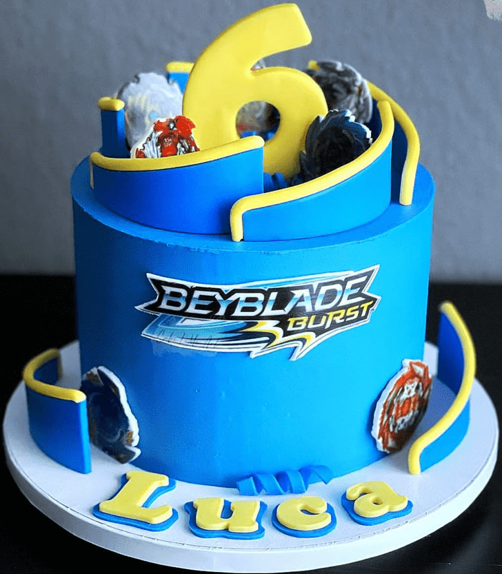 Delicate Beyblade Cake