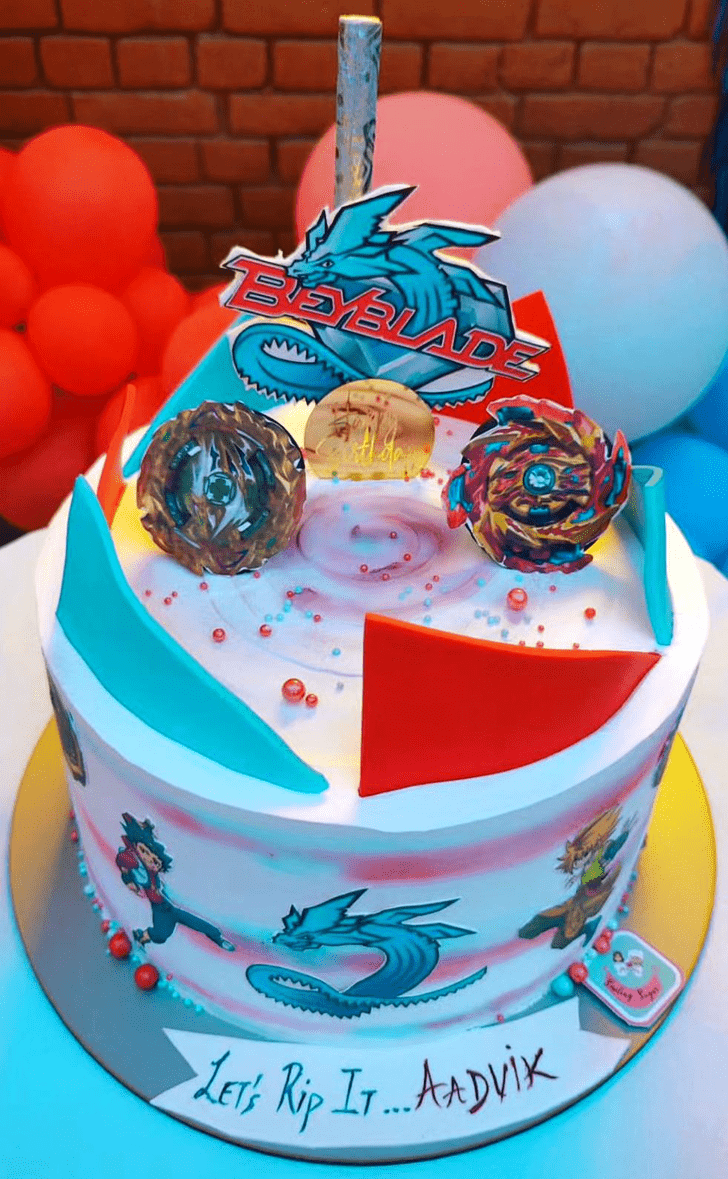 Fetching Beyblade Cake