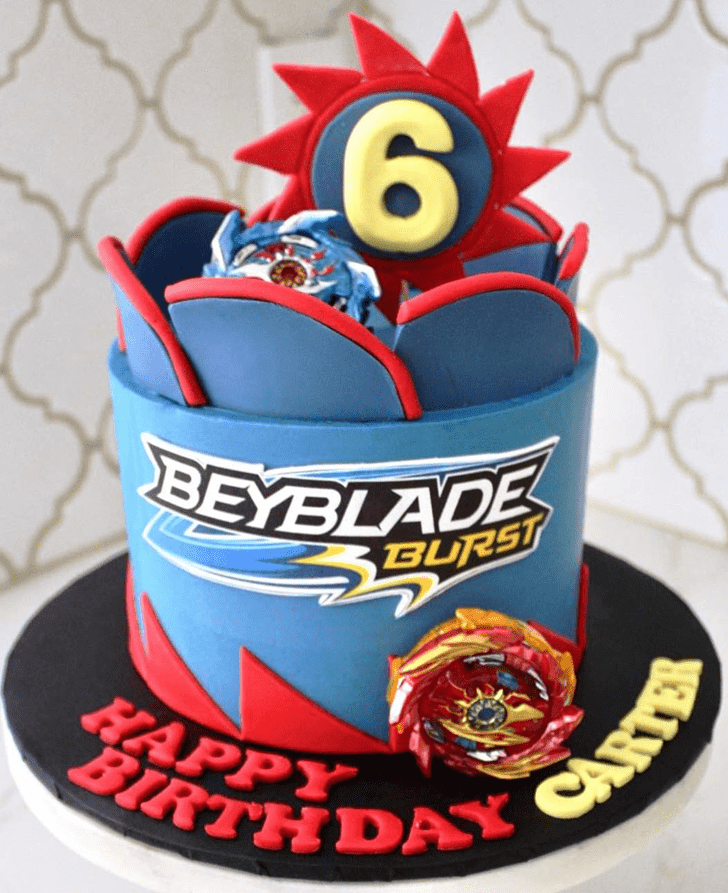 Fine Beyblade Cake