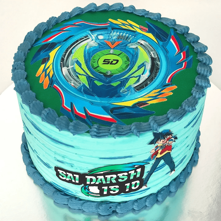 Good Looking Beyblade Cake