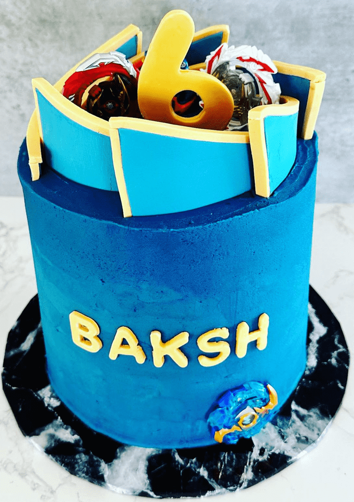 Pretty Beyblade Cake