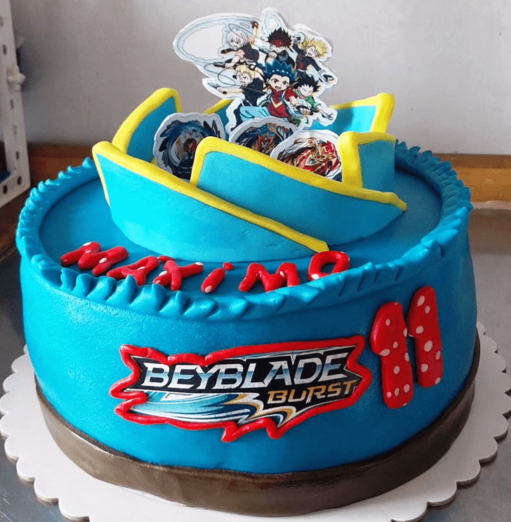 Shapely Beyblade Cake