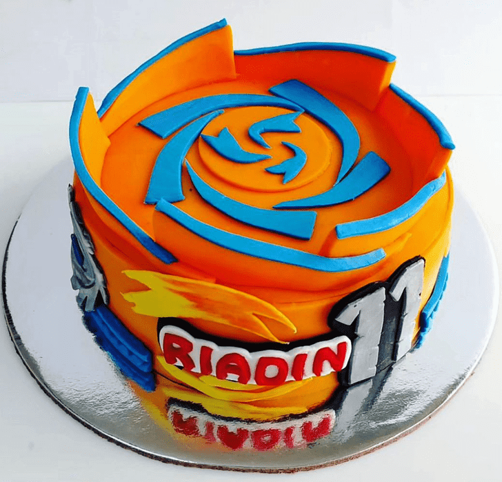 Wonderful Beyblade Cake Design
