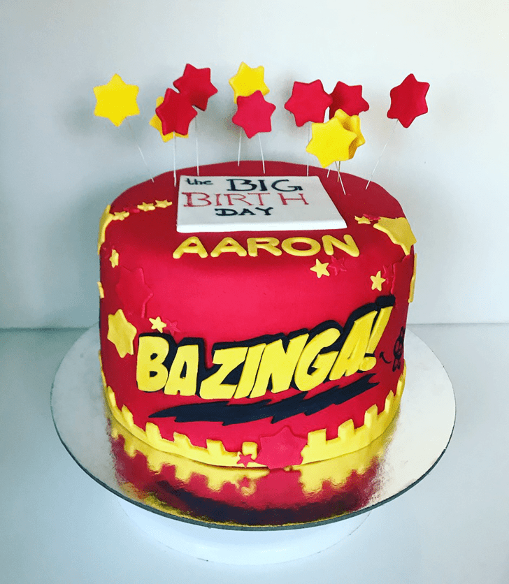 Angelic Big Bang Theory Cake