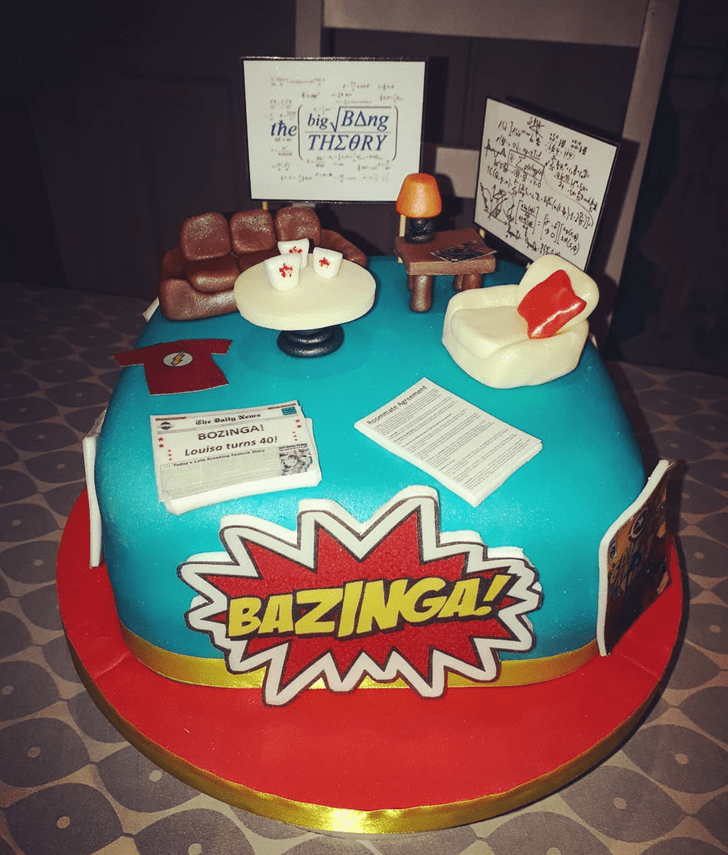 Appealing Big Bang Theory Cake