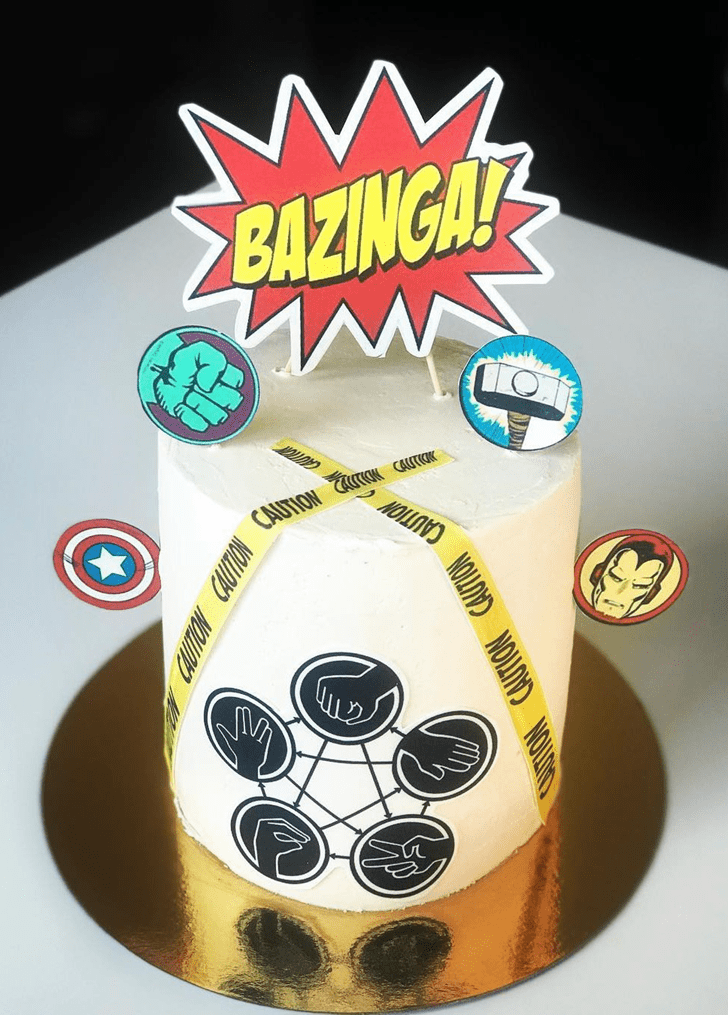 Dazzling Big Bang Theory Cake