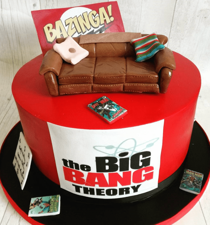 Wonderful Big Bang Theory Cake Design