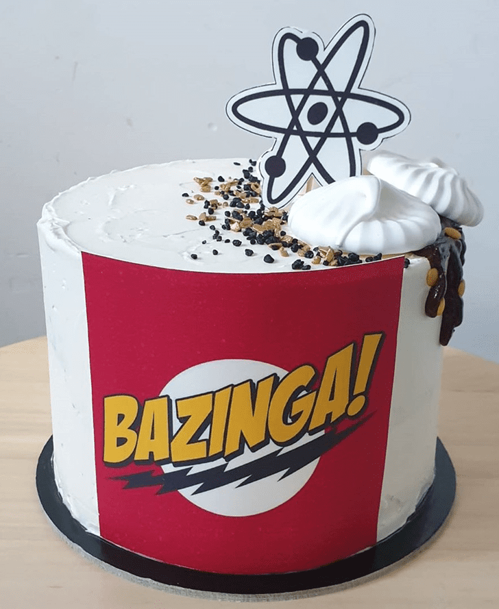Graceful Big Bang Theory Cake