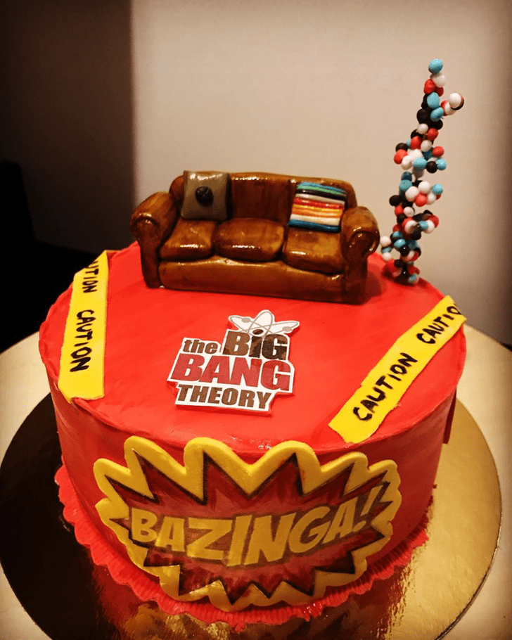 Lovely Big Bang Theory Cake Design