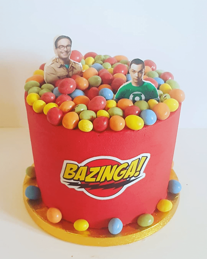 Magnetic Big Bang Theory Cake