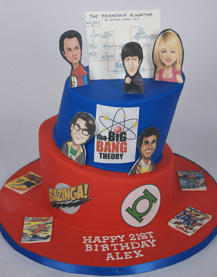 Pleasing Big Bang Theory Cake
