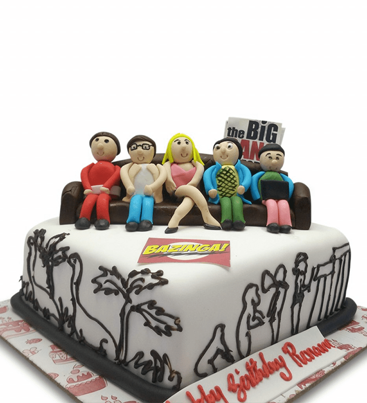 Pretty Big Bang Theory Cake