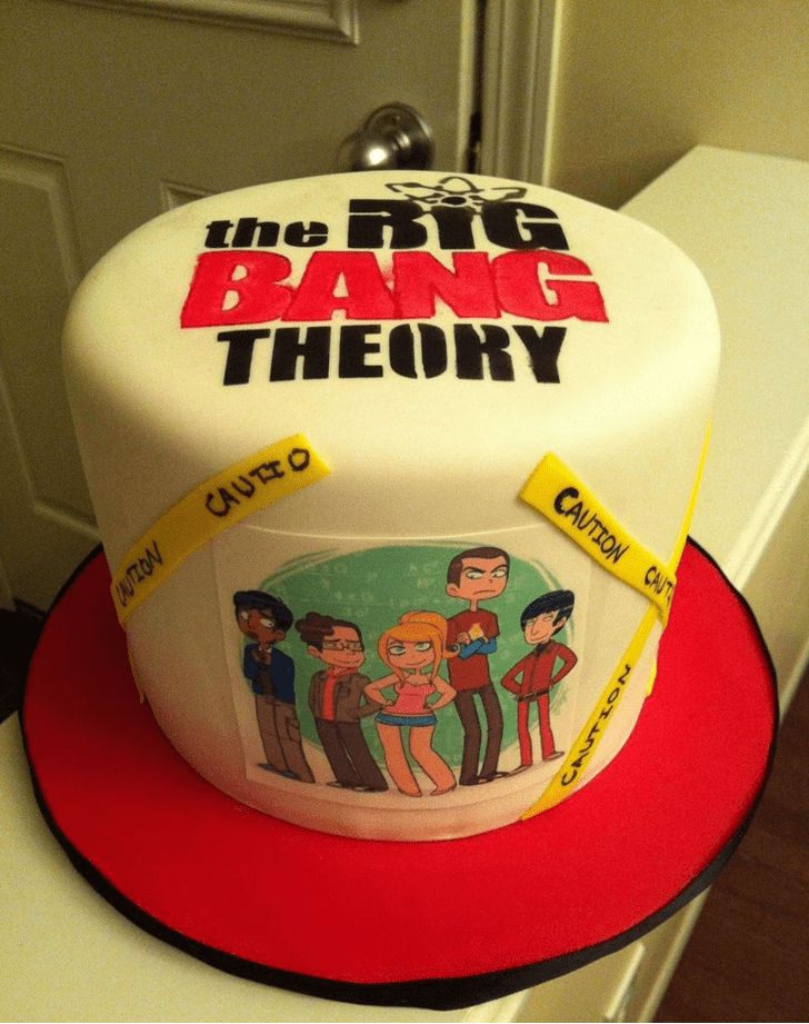 Radiant Big Bang Theory Cake