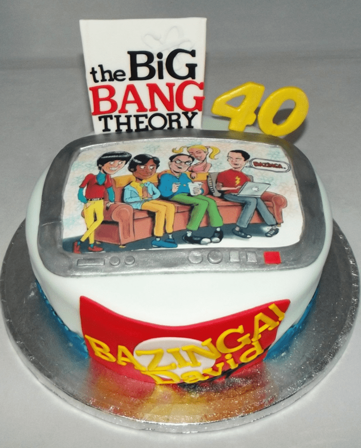 Resplendent Big Bang Theory Cake