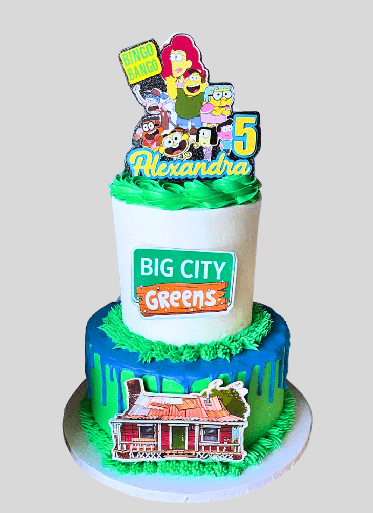 Admirable Big City Greens Cake Design