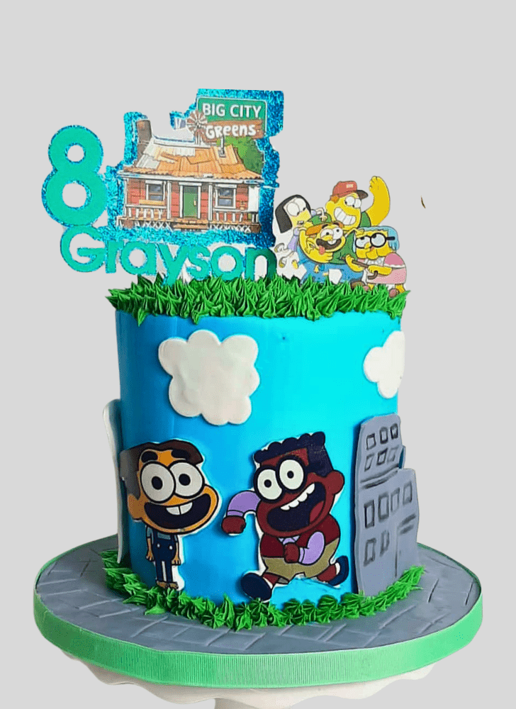 Charming Big City Greens Cake