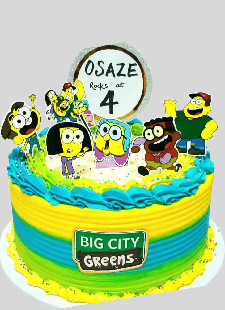 Dazzling Big City Greens Cake