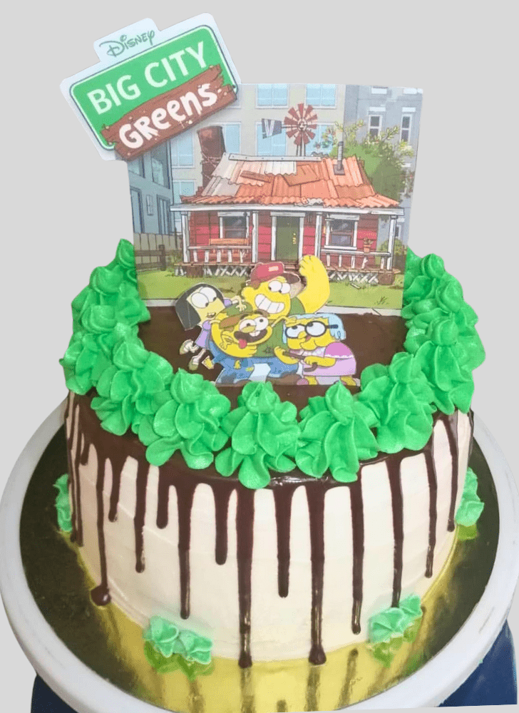 Delightful Big City Greens Cake