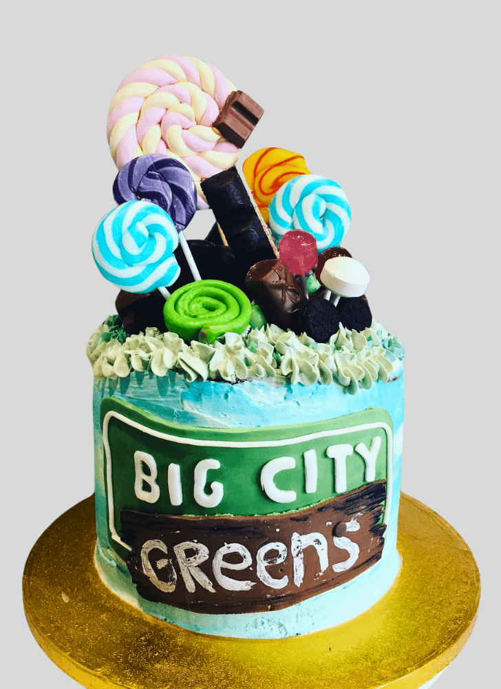 Elegant Big City Greens Cake