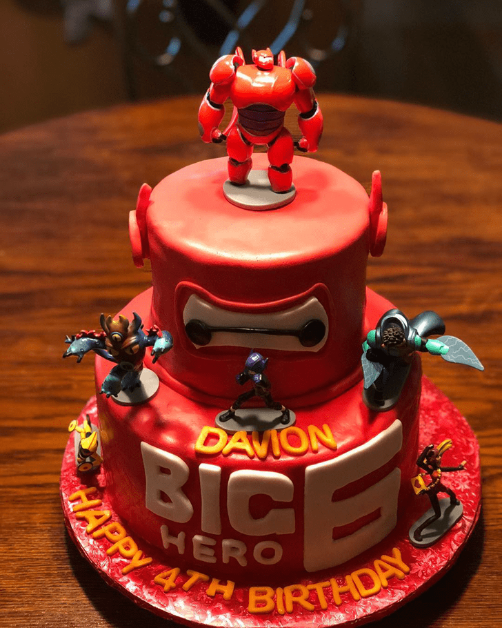 Enthralling Big Hero 6 Cake
