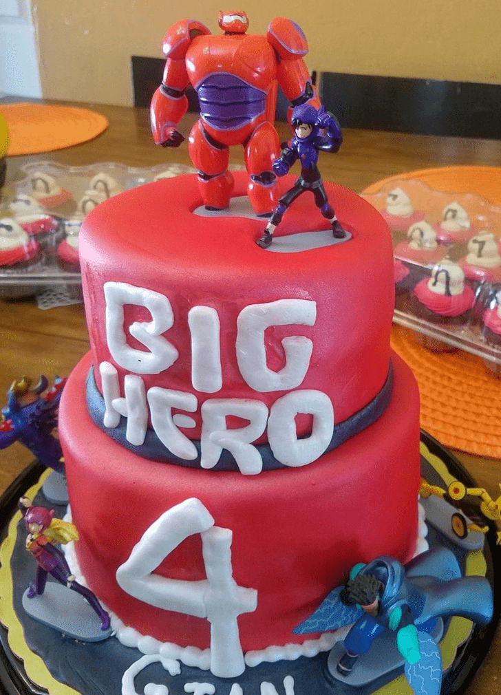 Inviting Big Hero 6 Cake