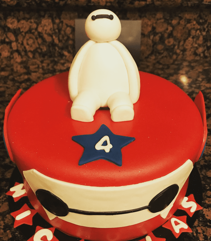 Shapely Big Hero 6 Cake