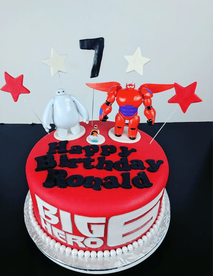 Wonderful Big Hero 6 Cake Design