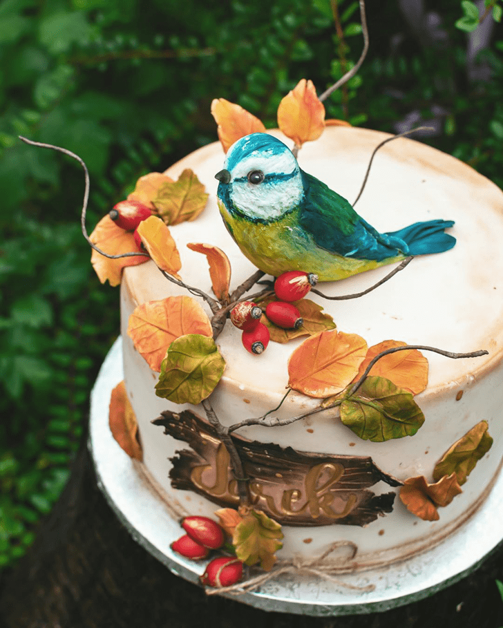 Mesmeric Bird Cake