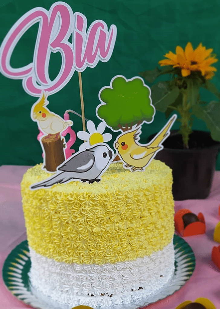 Wonderful Bird Cake Design