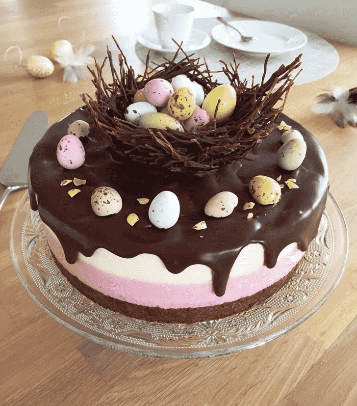 Pleasing Bird Nest Cake