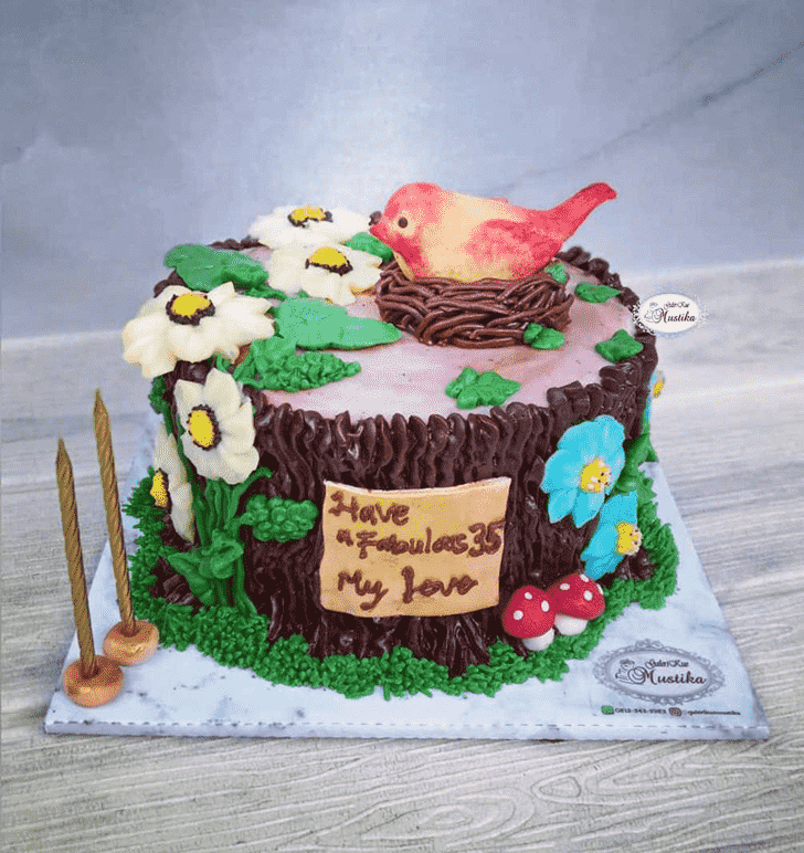 Ravishing Bird Nest Cake