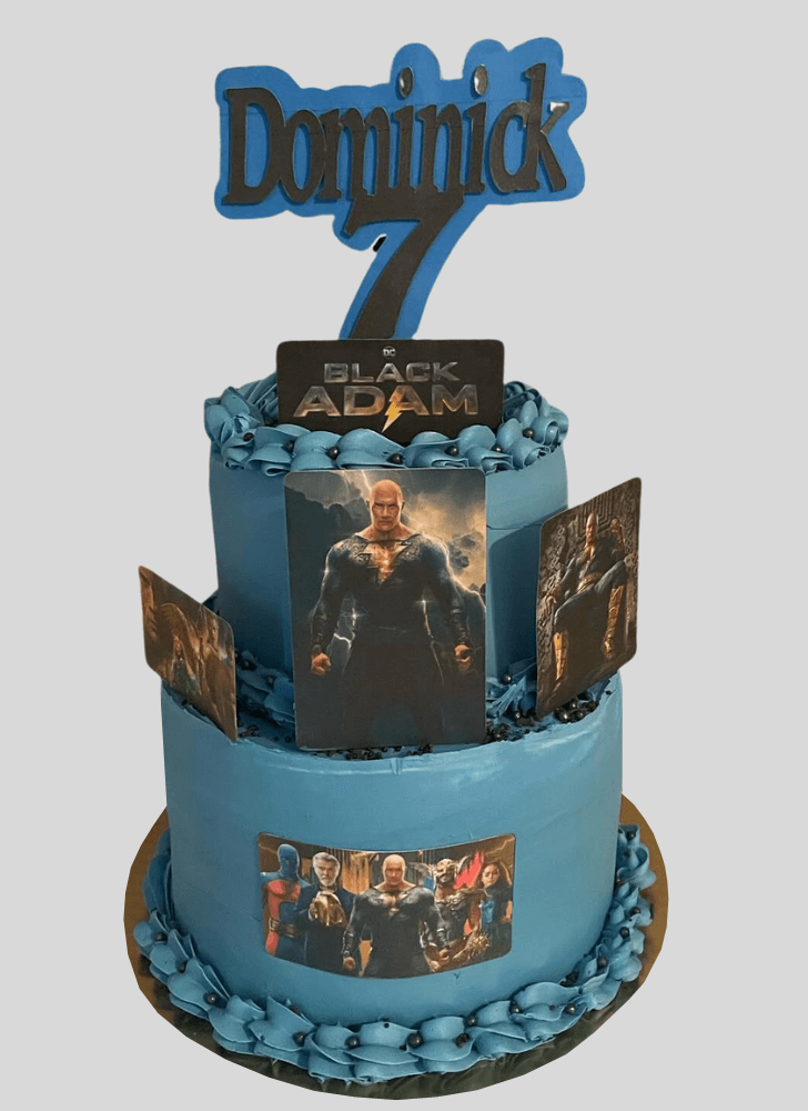 Cute Black Adam Cake