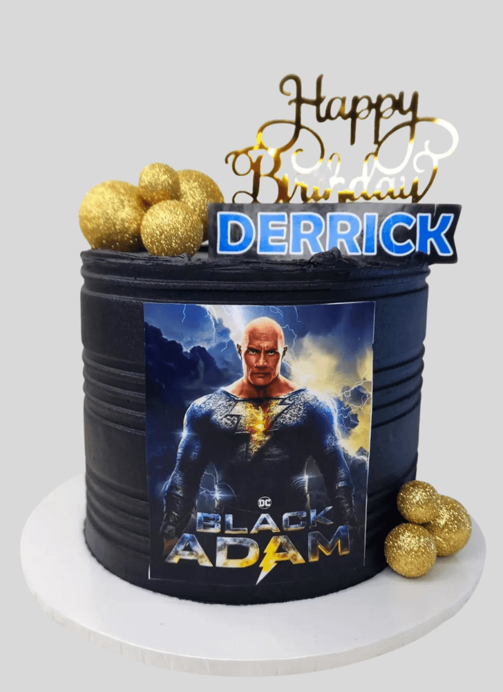 Delightful Black Adam Cake