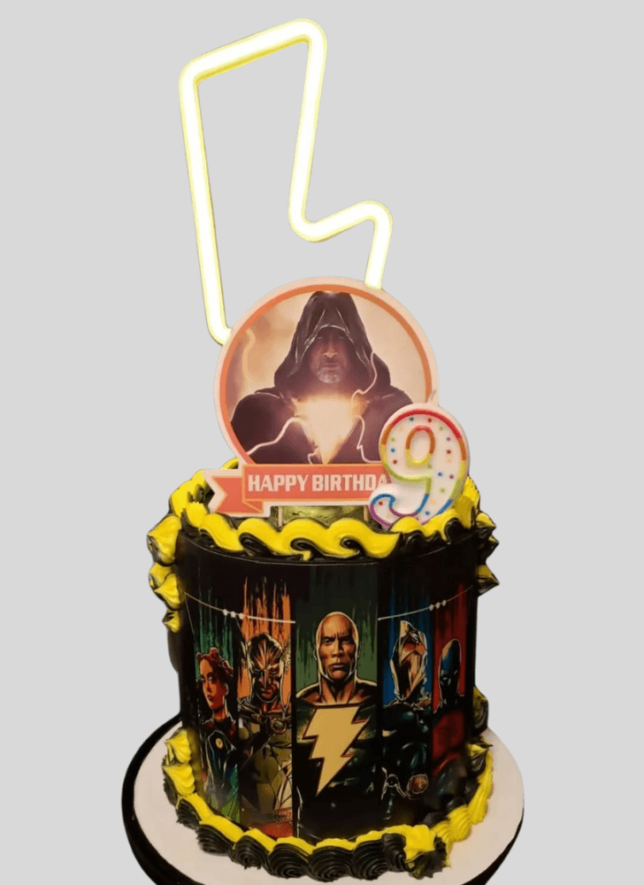 Divine Black Adam Cake