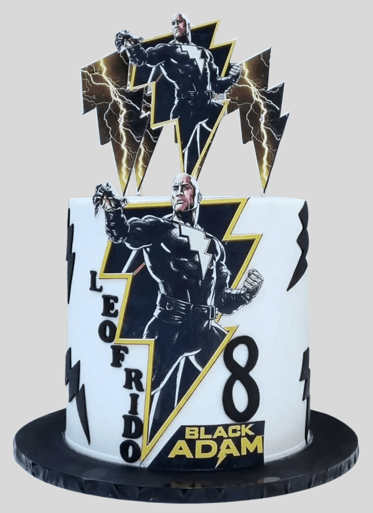 Elegant Black Adam Cake