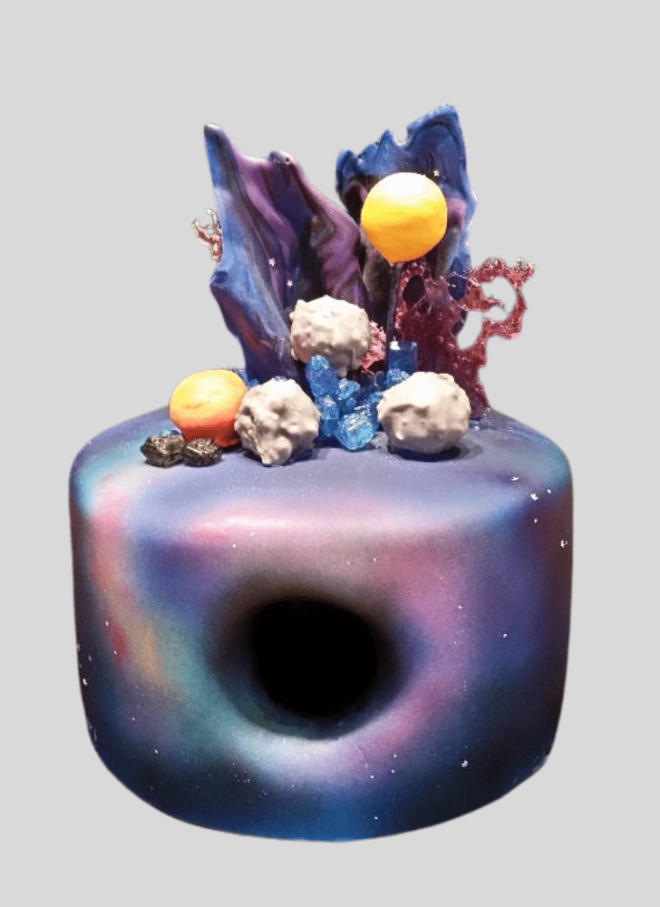 Admirable Black Hole Cake Design