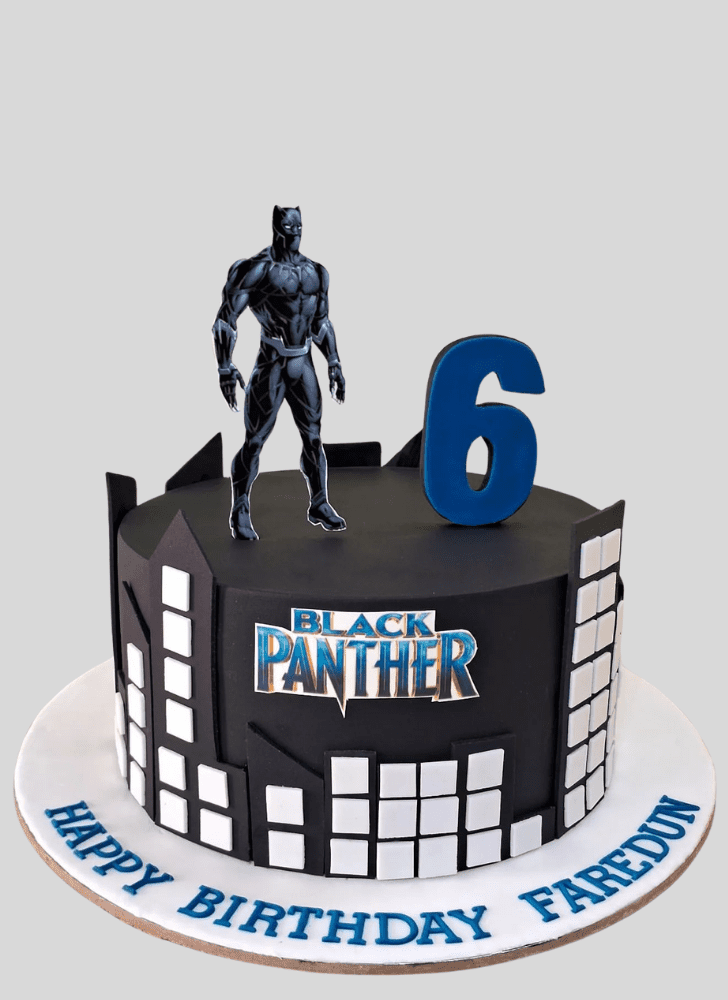 Bewitching Pantherching Black Panther Cake