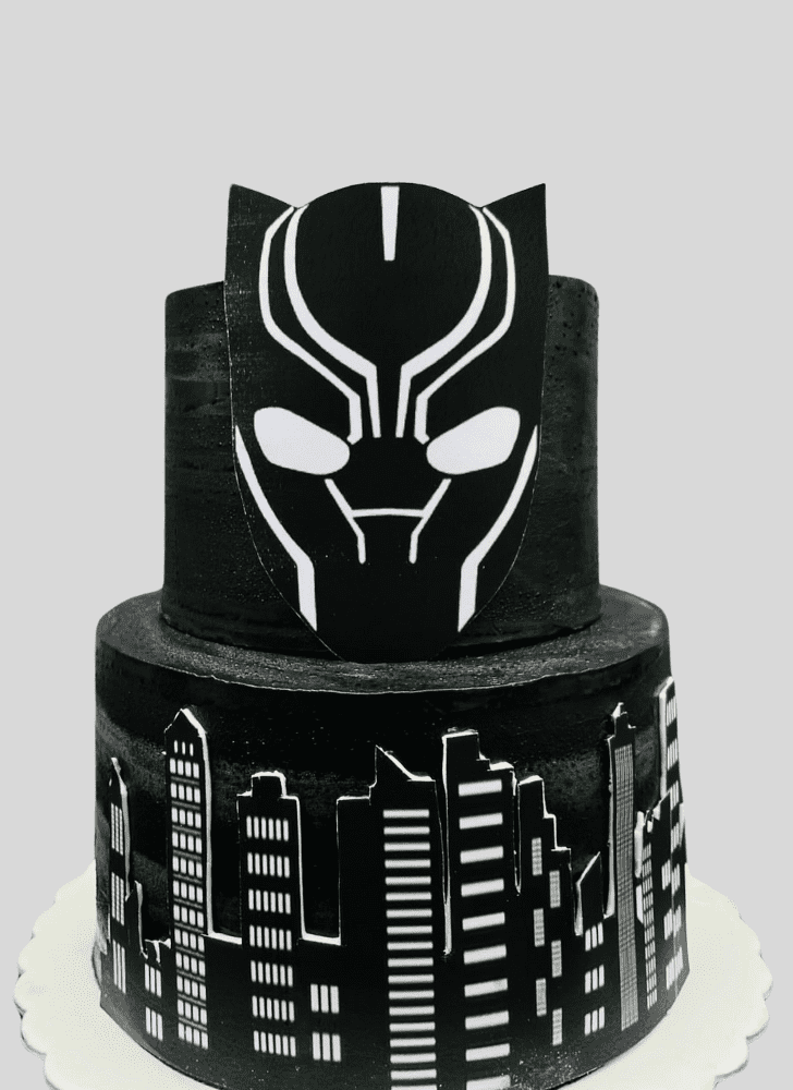 Dazzling Black Panther Cake