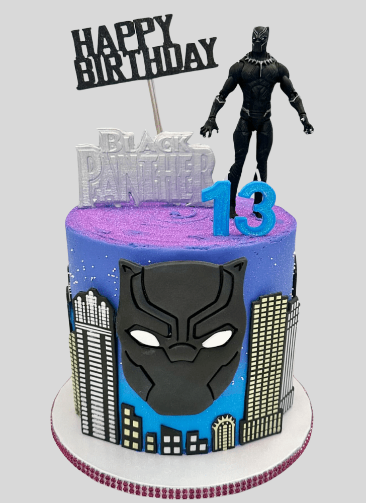 Marvelous Black Panther Cake