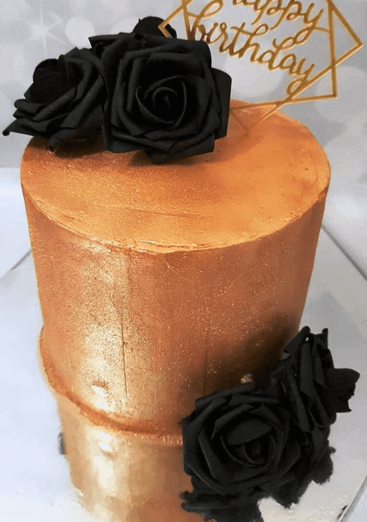 Angelic Back Rose Cake