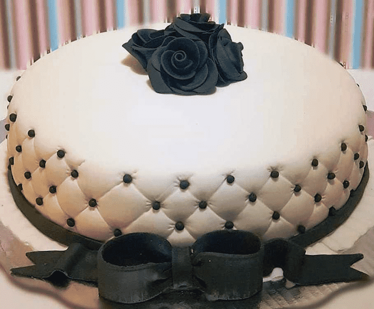 Beauteous Back Rose Cake