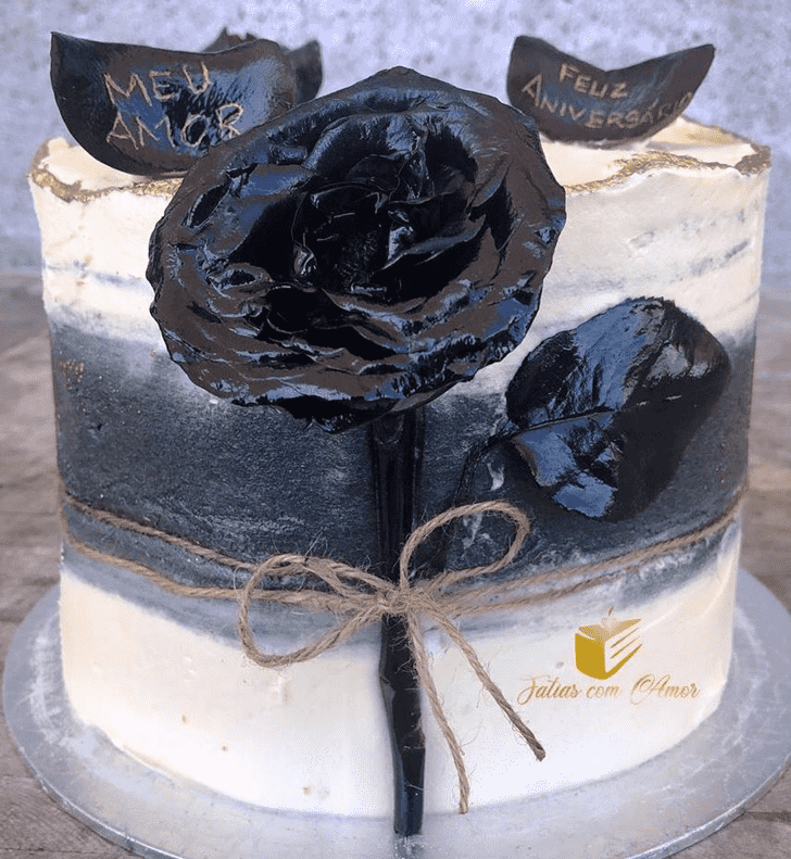 Magnetic Back Rose Cake