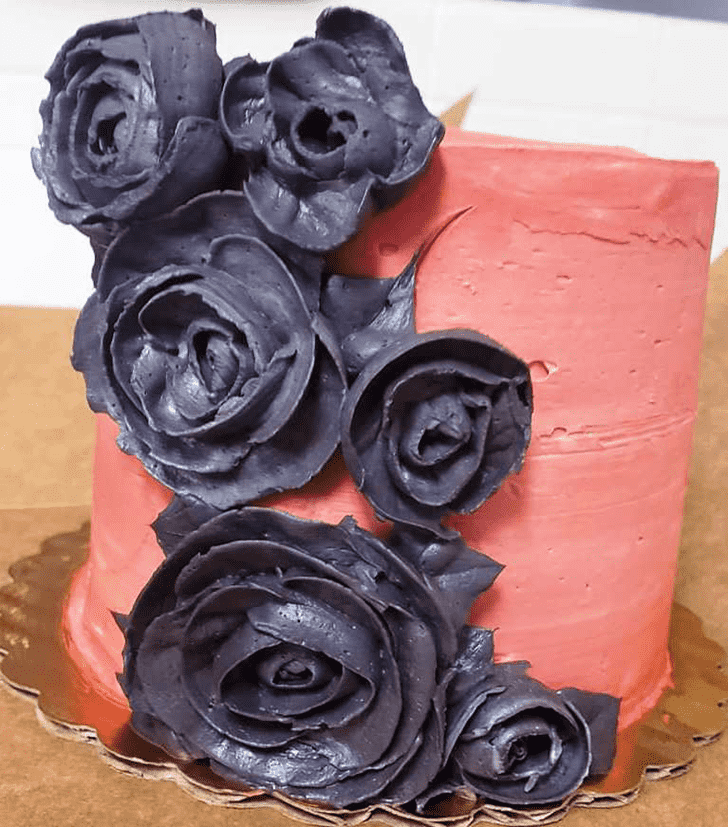 Superb Back Rose Cake