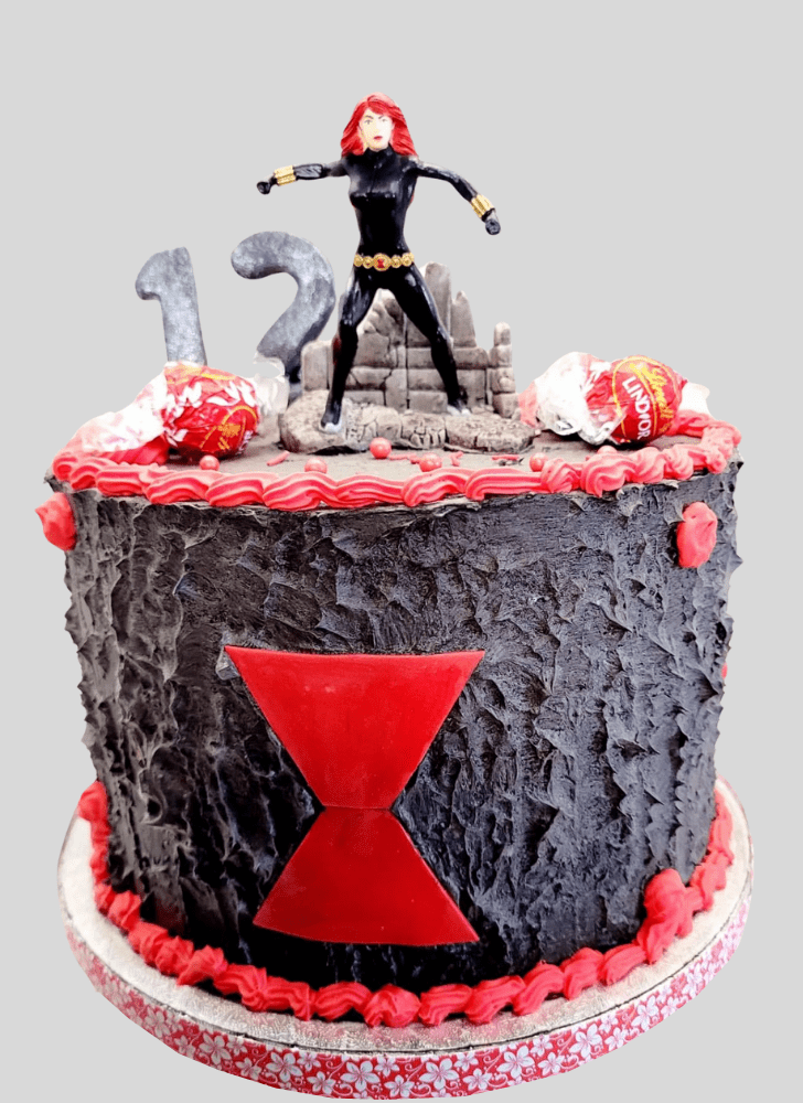 Angelic Black Widow Cake