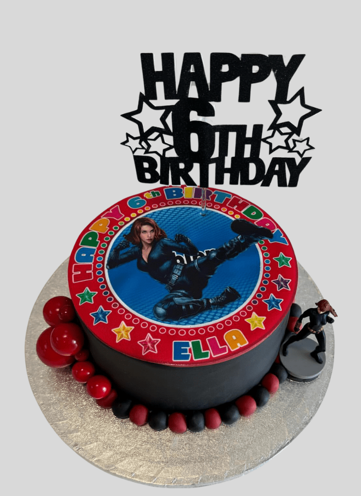 Bewitching Black Widow Cake